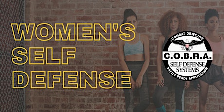 VIRTUAL C.O.B.R.A. Women's Self-Defense Class tickets