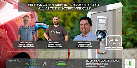 Virtual Green Drinks December 2021 - All About Electric Vehicles primary image