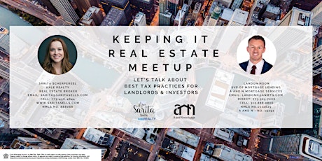 Keeping It Real Estate Meetup - Tax Strategies For Landlords and Investors tickets