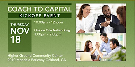 Coach to Capital Kickoff Event primary image