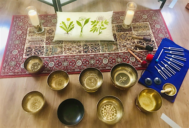 Sound Bath Meditation w/ Tibetan Singing Bowls image