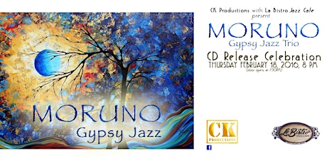 MORUNO Gypsy Jazz Trio CD Release Celebration primary image
