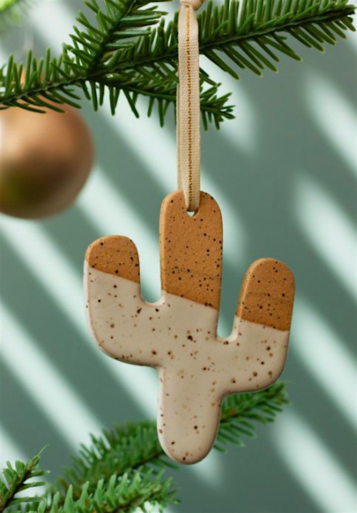 Make your own ceramic Christmas ornaments: 9am image
