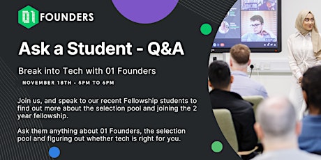 Free Coding School with a Job  Guarantee Q&A // 01 Founders