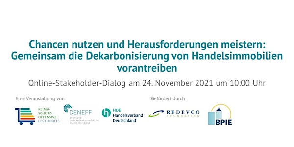 Stakeholder-Dialog "Klimaneutrale Handelsimmobilien" von DENEFF und HDE