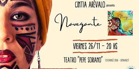 Imagen principal de Cintia Arévalo presenta "Navegante"