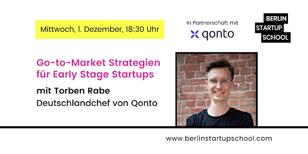 Go-to-Market Strategien für Early Stage Startups mit Torben Rabe von Qonto