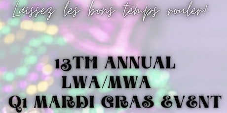 2022 LWA/MWA Mardi Gras Event tickets