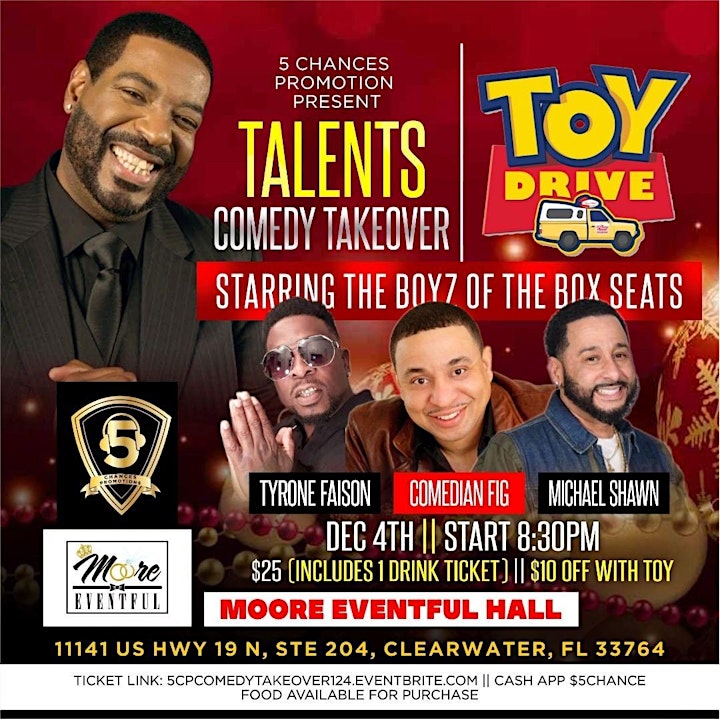 5 Chances Presents "Talent's Comedy Takeover" image