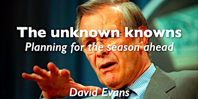 The unknown knowns – a talk given by David Evans