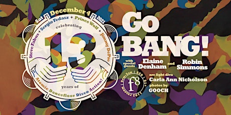 Go BANG! Disco Action! w. Elaine Denham + Robin Simmons  & Your Residents! primary image