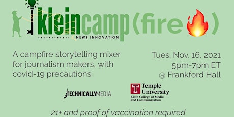 The Klein News Innovation Camp(fire) Storytelling Edition