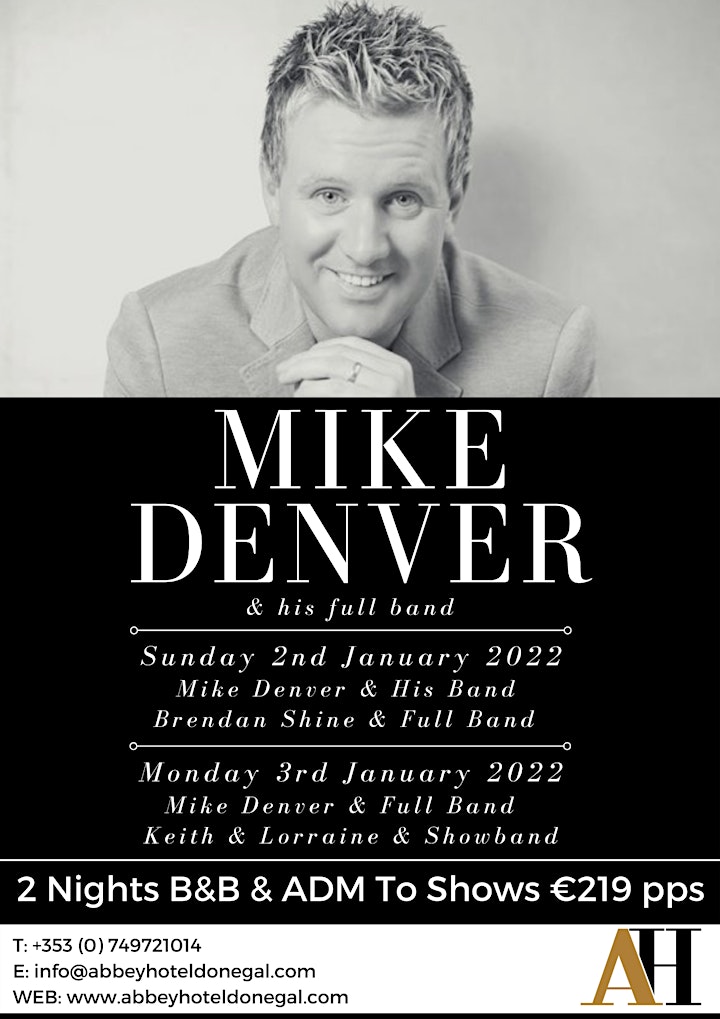 Mike Denver Christmas in the Abbey 3rd Jan image