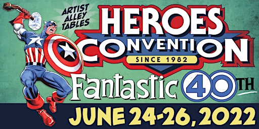 HEROES CONVENTION 2022 :: ARTIST ALLEY TABLE