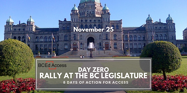 Day 0: Rally at the BC Legislature