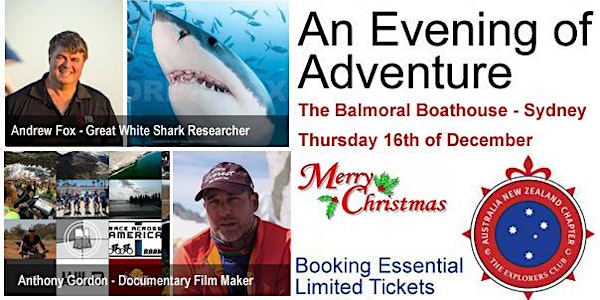 The Explorers Club Evening of Adventure -16th of December in Sydney