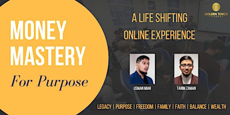 Money Mastery for Purpose -  ONLINE EXPERIENCE - MAY 2022 tickets