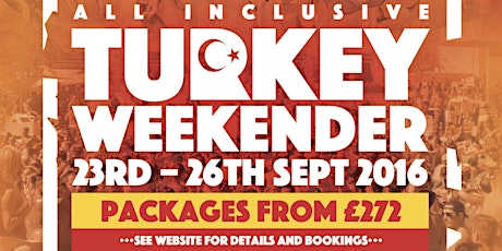 FAMOUS GETAWAYS LIFESTYLE! ALL-INCLUSIVE TURKEYWEEKENDER primary image