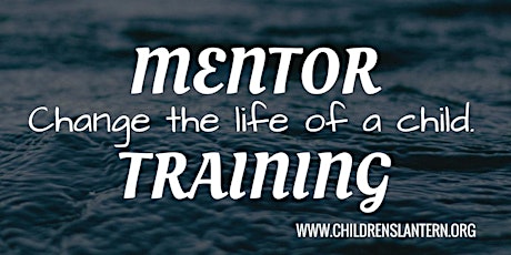 Mentor Training- May 2016 primary image