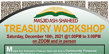 Masjid Ash-Shaheed Treasury Workshop primary image