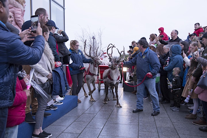 FREE LIVE EVENT - Live Reindeer + Santa Gift Giving + more! image