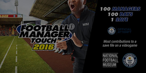 #FM100 - 100 Football Managers, 100 Days