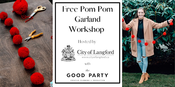 NEW! Langford Free Pom Pom Garland Workshop // Saturday December 4 // 3pm