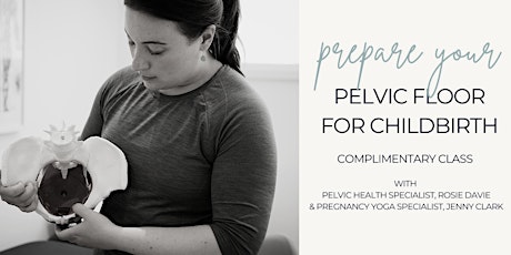 Prepare your Pelvic Floor for Childbirth. Complimentary or by Donation. primary image