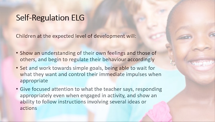 Exploring Self Regulation and Executive Function -PSED EYFS image