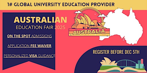 Imagem principal do evento Australian Education Fair  2025
