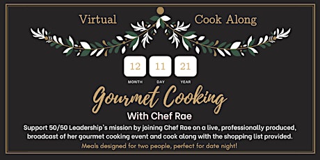 Virtual Gourmet Cooking with Chef Rae primary image