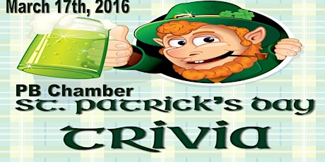 PB Chamber St. Patrick's Day Trivia Night/Business After Hours primary image