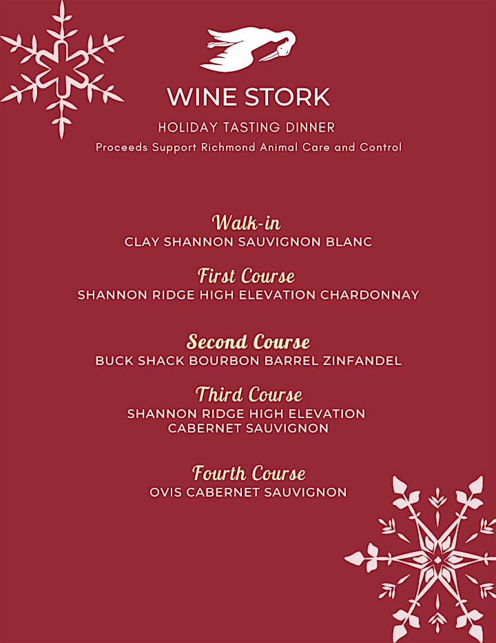 
		A Holiday Wine Tasting Dinner with Brandon Lewis CSW & Chef Brad Slemaker image
