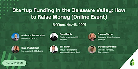 Startup Funding in the Delaware Valley: How to Raise Money primary image
