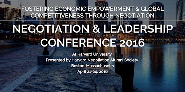 Negotiation & Leadership Conference 2016