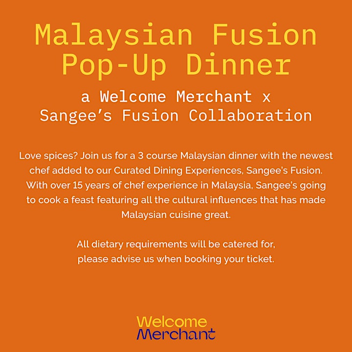 
		SOLD OUT - Feast for Good - Malaysian Fusion 3 Course Dinner (Pop-Up) image
