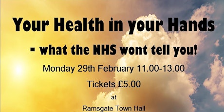 Your Health in Your Hands - What the NHS wont tell you! primary image