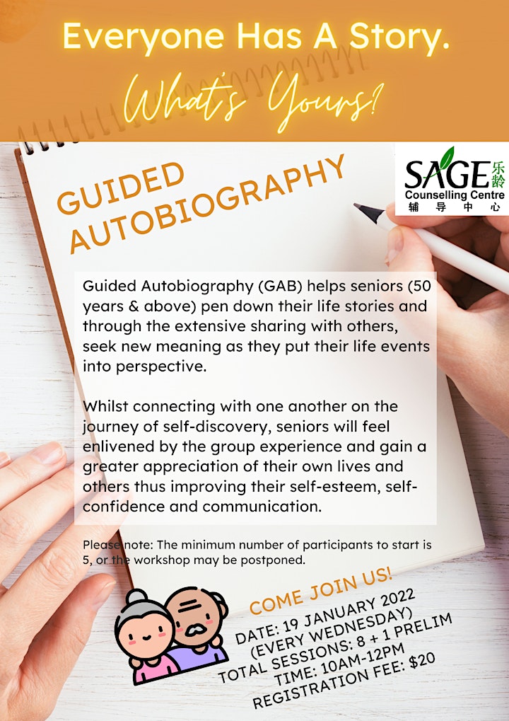 Guided Autobiography for Seniors image