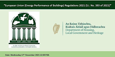 EU (Energy Performance of Buildings) Regulations 2021(S.I. No. 393 of 2021)