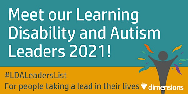 The Learning Disability and Autism Leaders' List 2021 launch