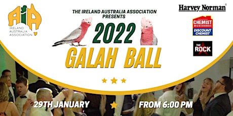 2022 Ireland Australia Association Galah Ball tickets