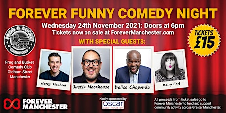 Forever Funny Comedy Night - 24th November 2021 primary image