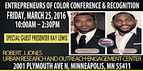 Entrepreneurs of Color Conference & Recognition 2016 primary image