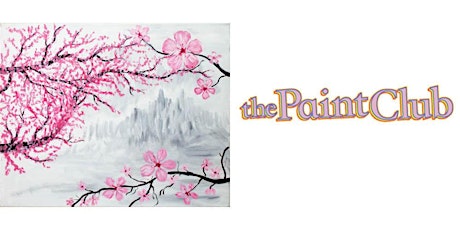 Pa'ina Paint Club - Cherry Blossoms Under Spring Mountain primary image