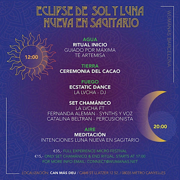 
		Imagen de Eclipse de Sol y Luna Nueva en Sagitario | Evento Inaugural

