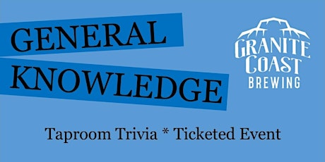 Taproom Trivia: General Knowledge tickets