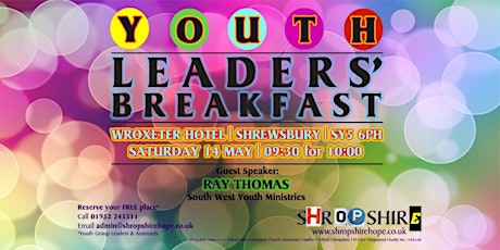 Shropshire Hope Youth Leaders' Breakfast primary image