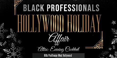 Black Professional Hollywood Holiday Affair primary image