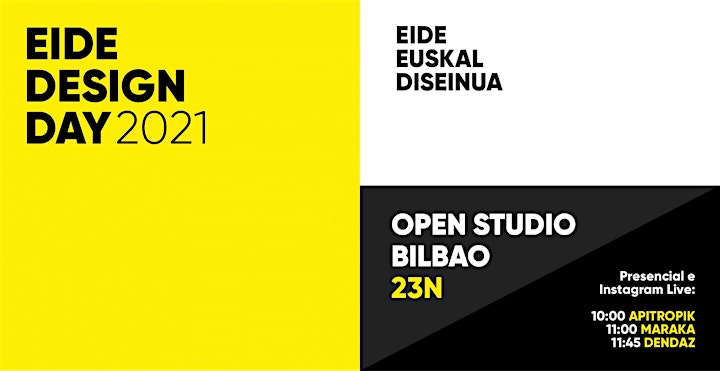 Imagen de EIDE DESIGN DAY 2021 | Open Studio Bilbao Bizkaia