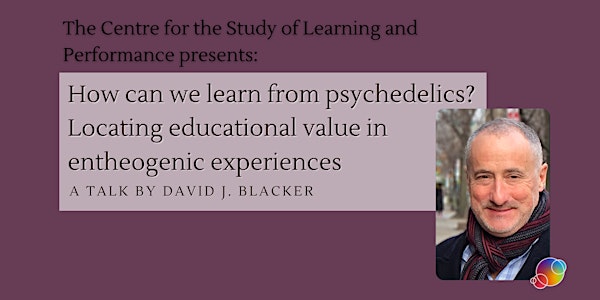 The CSLP presents: A talk by David J. Blacker